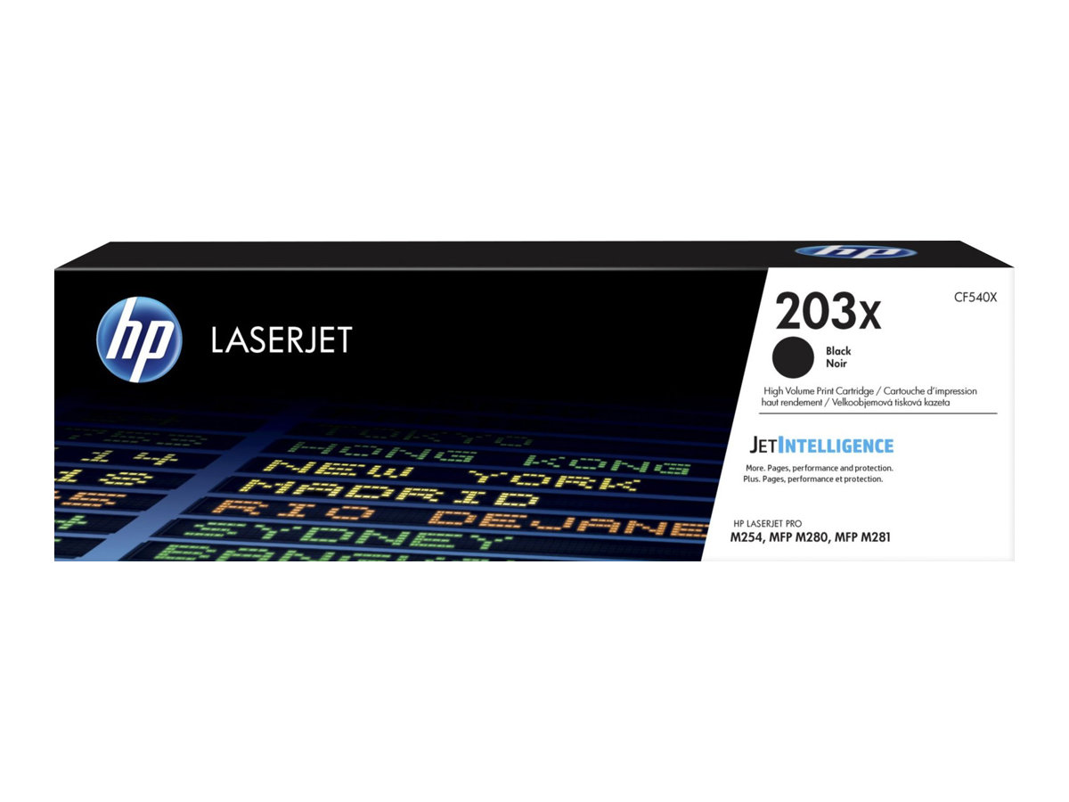 Cartucho de Toner HP 203X Preto Alto Rendimento Original