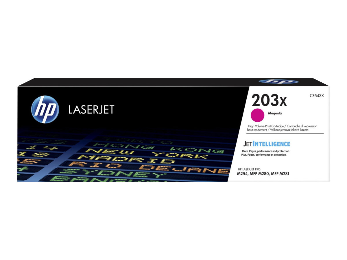 Cartucho Toner HP 203X Alto Rendimento Original Magenta