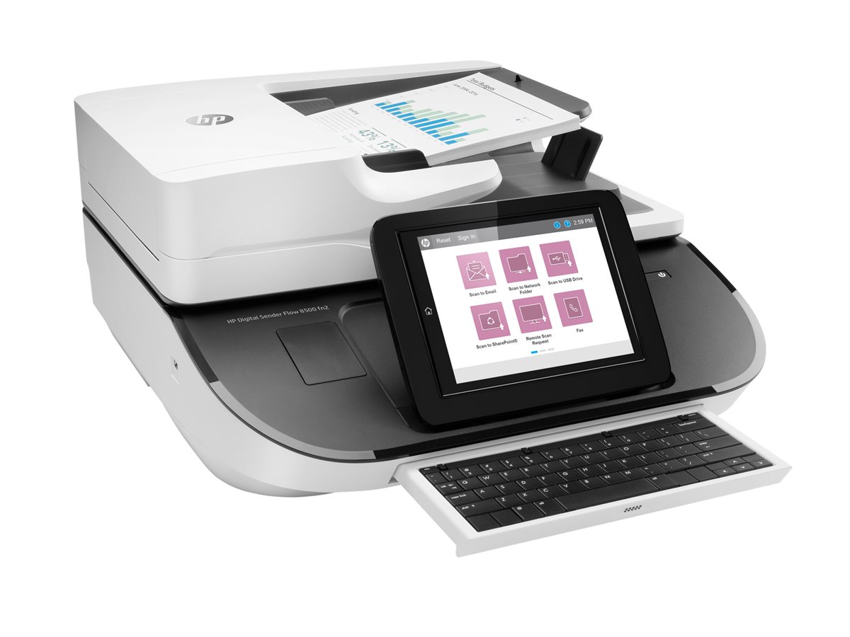 Digitalizador HP Flow 8500fn2 Duplex 92ppm ADF 150 fls - Imagem 4