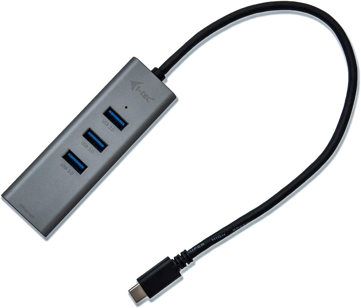 Hub i-Tec USB-C 3 Portas USB 3.0 Ethernet Gigabit Metal - Imagem 7