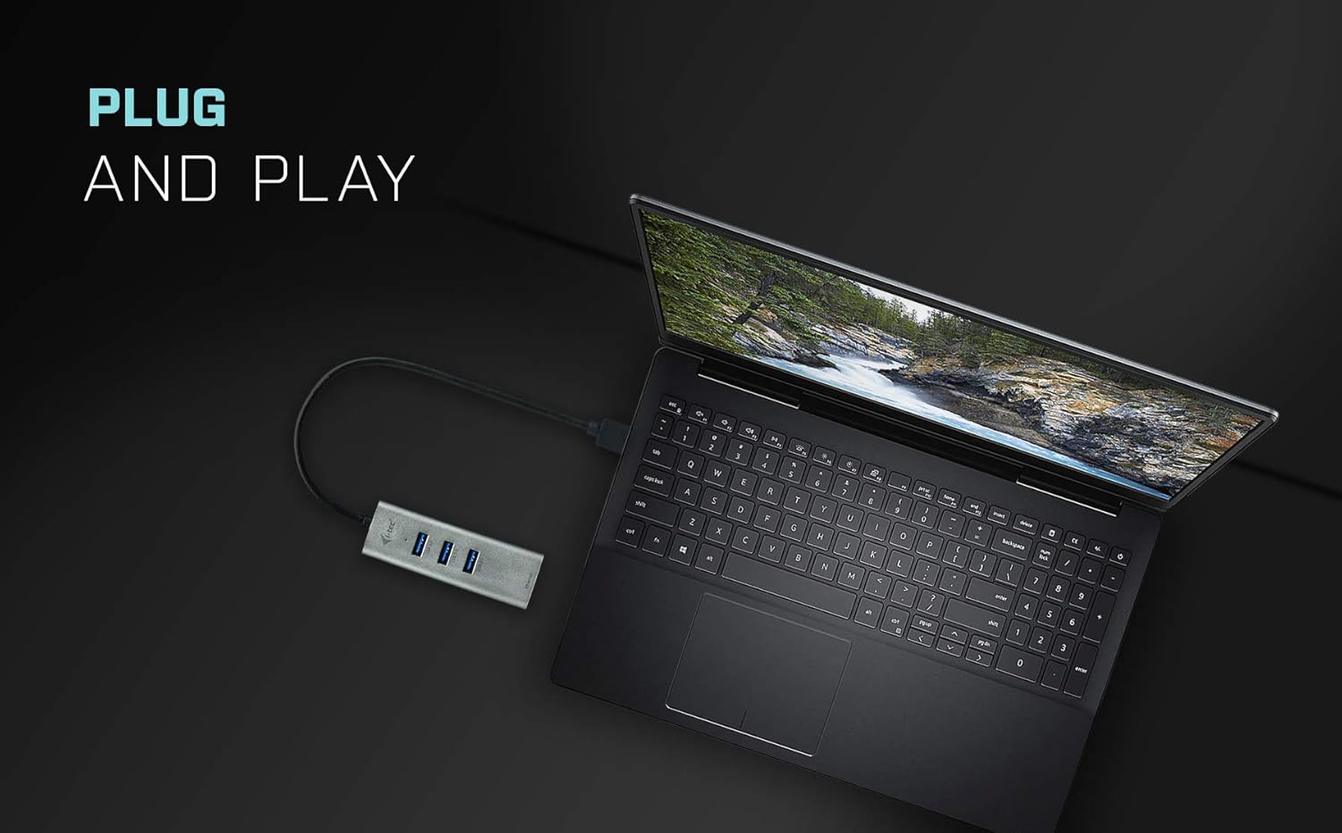 Concentrador i-Tec USB 3.0 3 Portas Gigabit Metal - Imagem 3