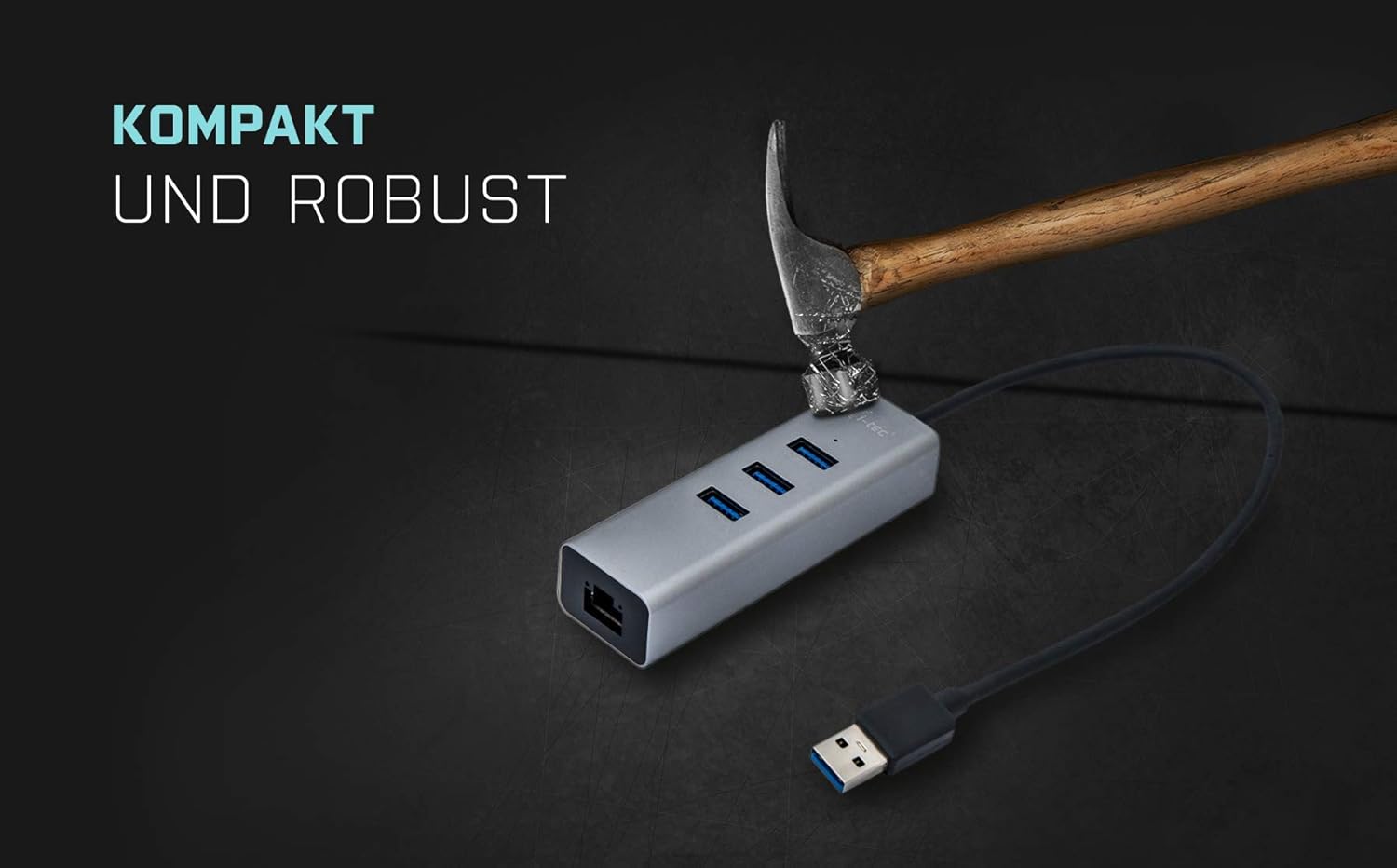Concentrador i-Tec USB 3.0 3 Portas Gigabit Metal - Imagem 6