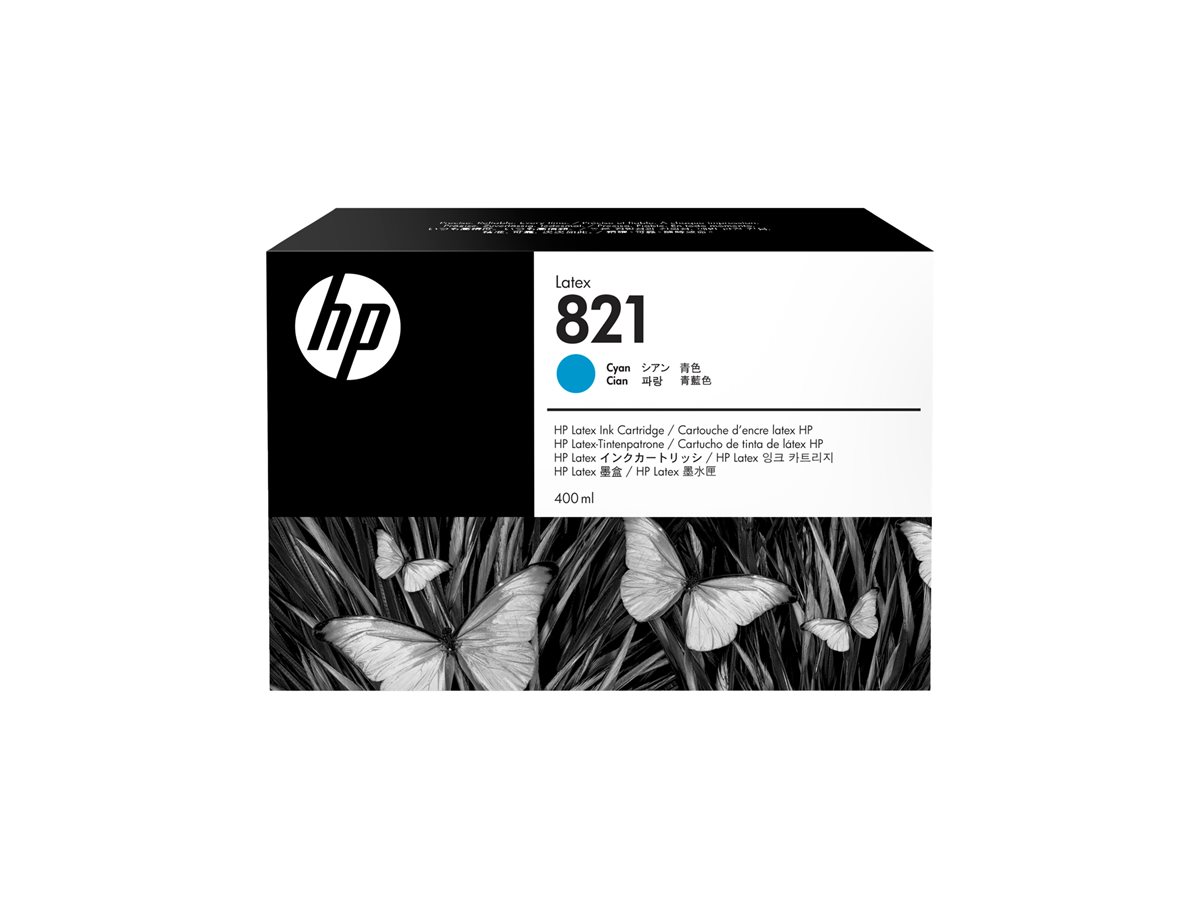 Tinteiro HP 821 Original Latex Azul Cyan 400 ml - Imagem 2
