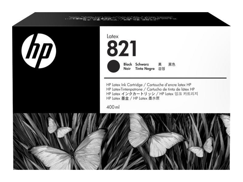 Tinteiro HP 821 Preto 400ml Original Latex - Imagem 1