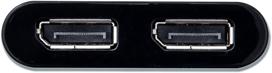 Adaptador Vídeo Externo I-TEC USB-C 3.1 2x DisplayPort 4K Ultra HD Compatível Thunderbolt 3 Preto - Imagem 8