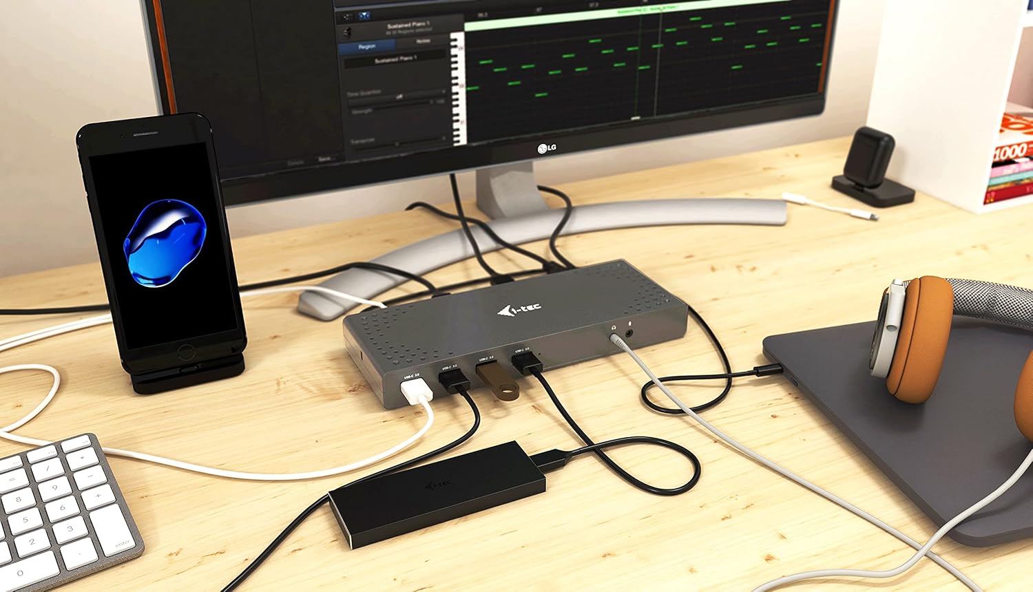 Docking Station i-Tec USB-C/A 4K Dual Video 1GbE - Imagem 8