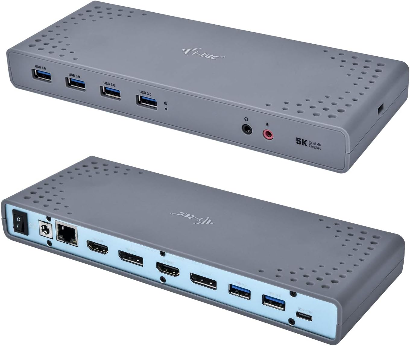 Docking Station i-Tec USB-C/A 4K Dual Video 1GbE - Imagem 1