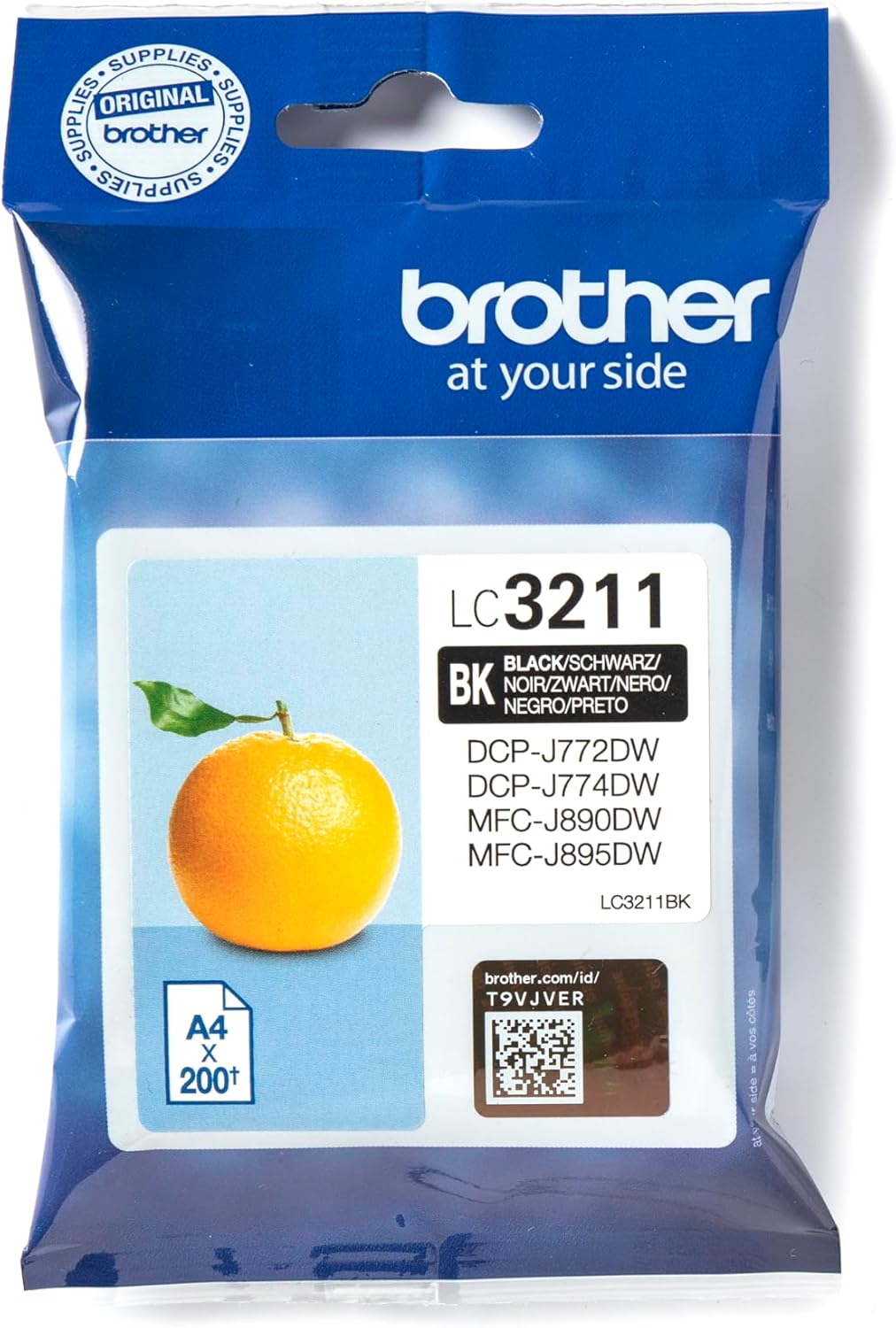Tinteiro Brother LC3211BK Preto Original