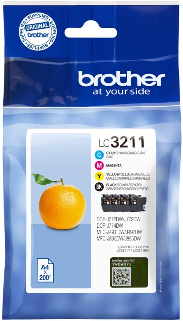 Tinteiros Brother LC3211 Multipack 4 Cores Original