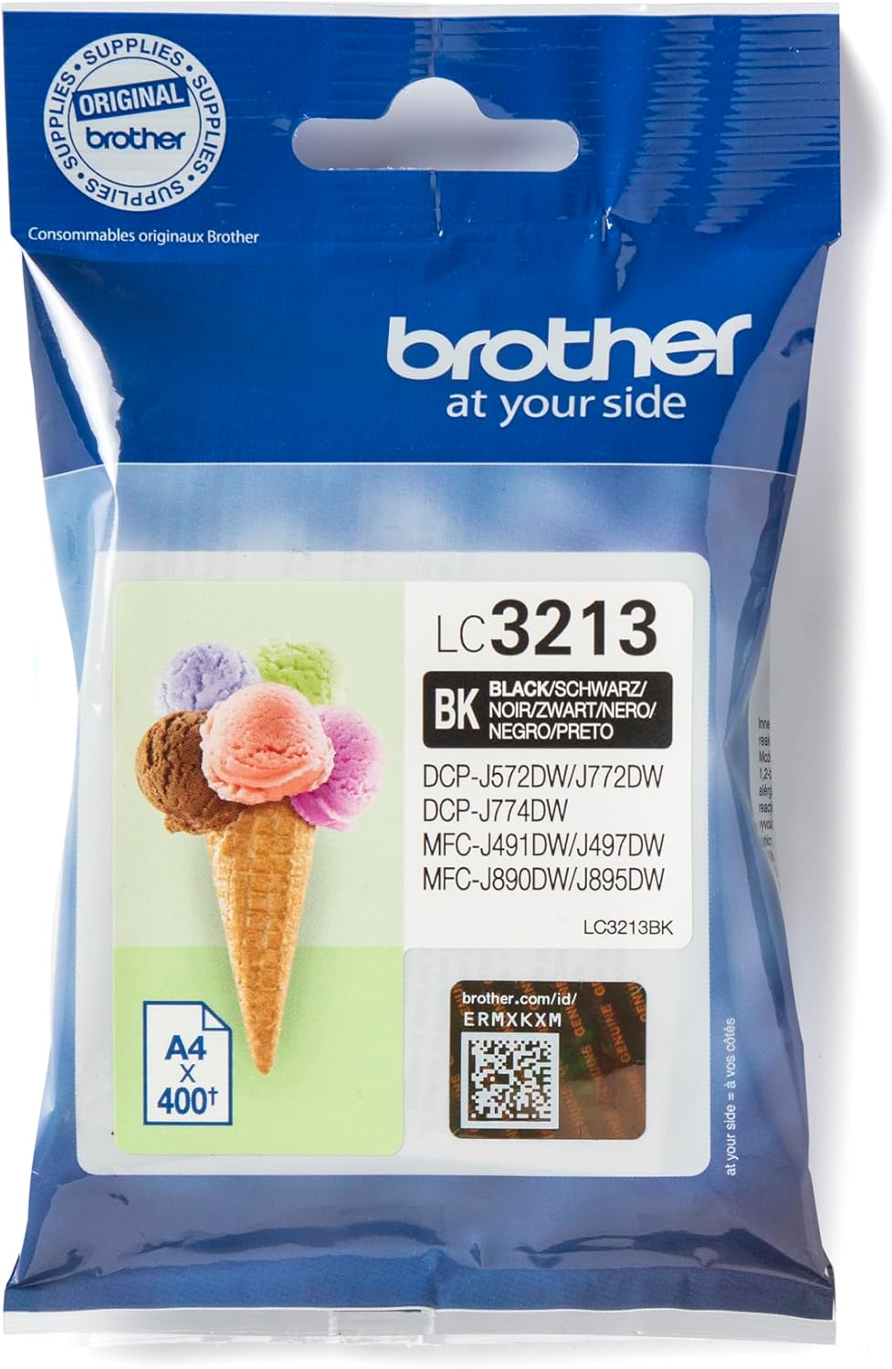 Tinteiro Brother LC3213BK Original Preto