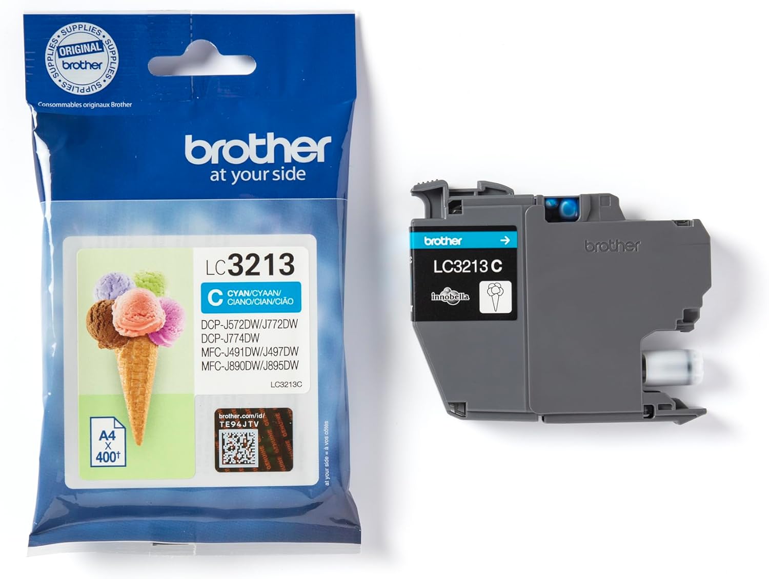 Tinteiro Brother LC3213C Ciano Alto Rendimento - Imagem 3