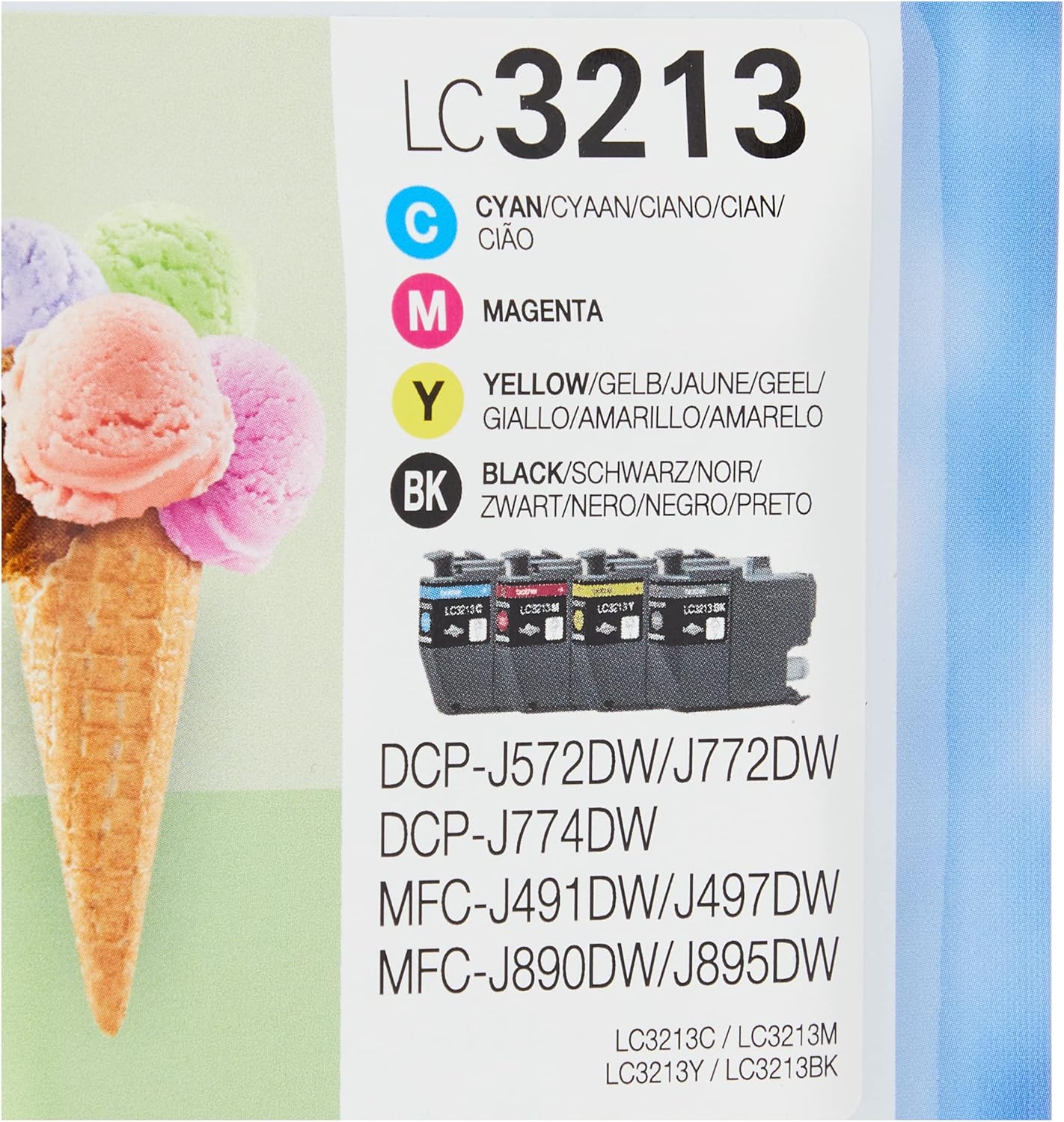 Tinteiros Multipack Brother LC3213 4 Cores Originais - Imagem 3