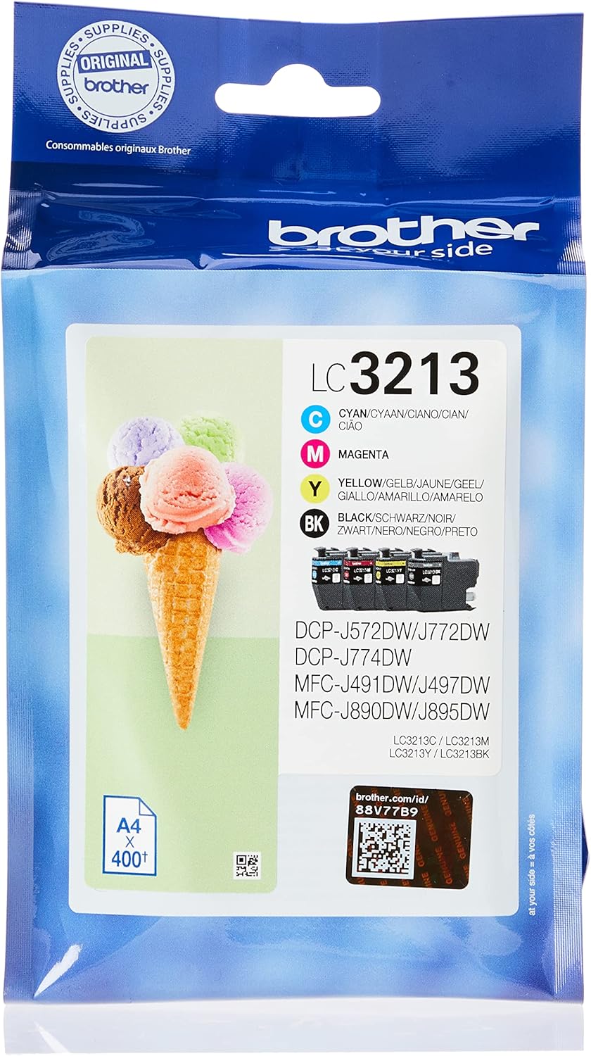 Tinteiros Multipack Brother LC3213 4 Cores Originais