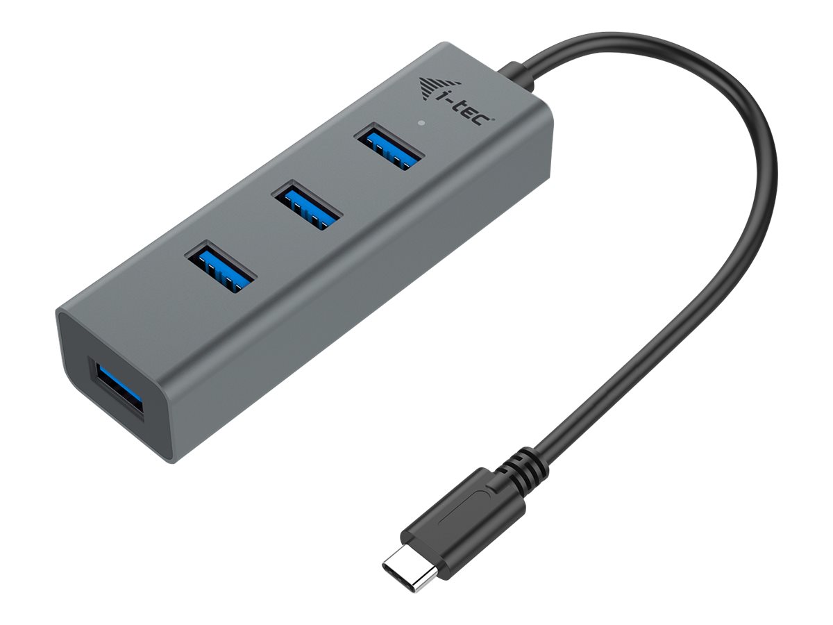 Hub i-Tec USB-C 3.1 4 Portas USB 3.0 Metal - Imagem 3