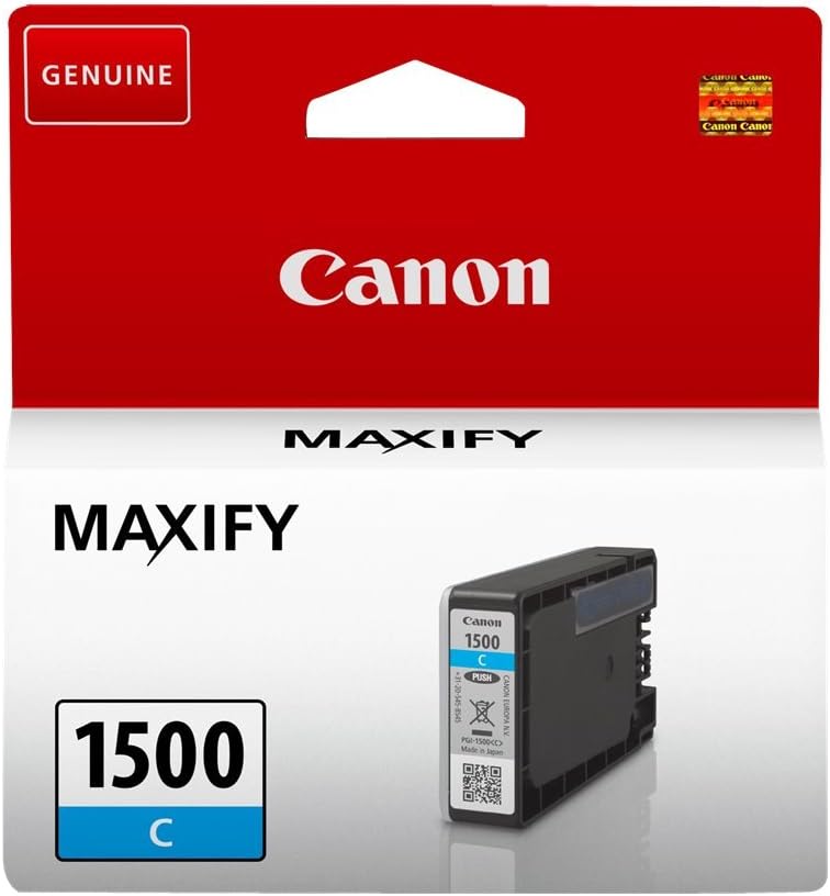Tinteiro Canon PGI-1500 C Ciano 4.5ml Original (Até 300 Páginas)