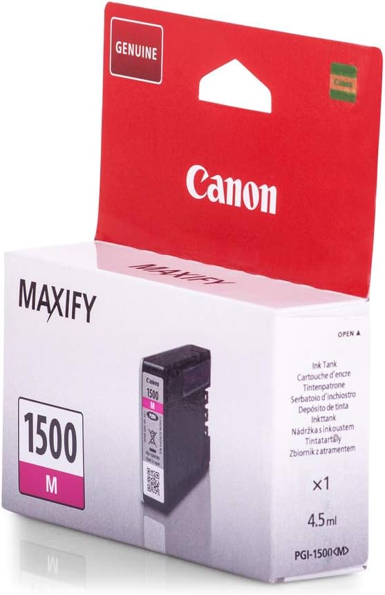 Tinteiro Canon PGI-1500M Magenta 4.5ml Original 300 Páginas - Imagem 2
