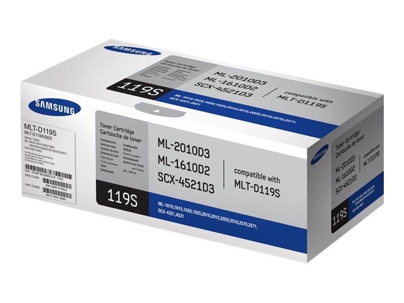 Cartucho de Toner HP MLT-D119S Preto Original - Imagem 1