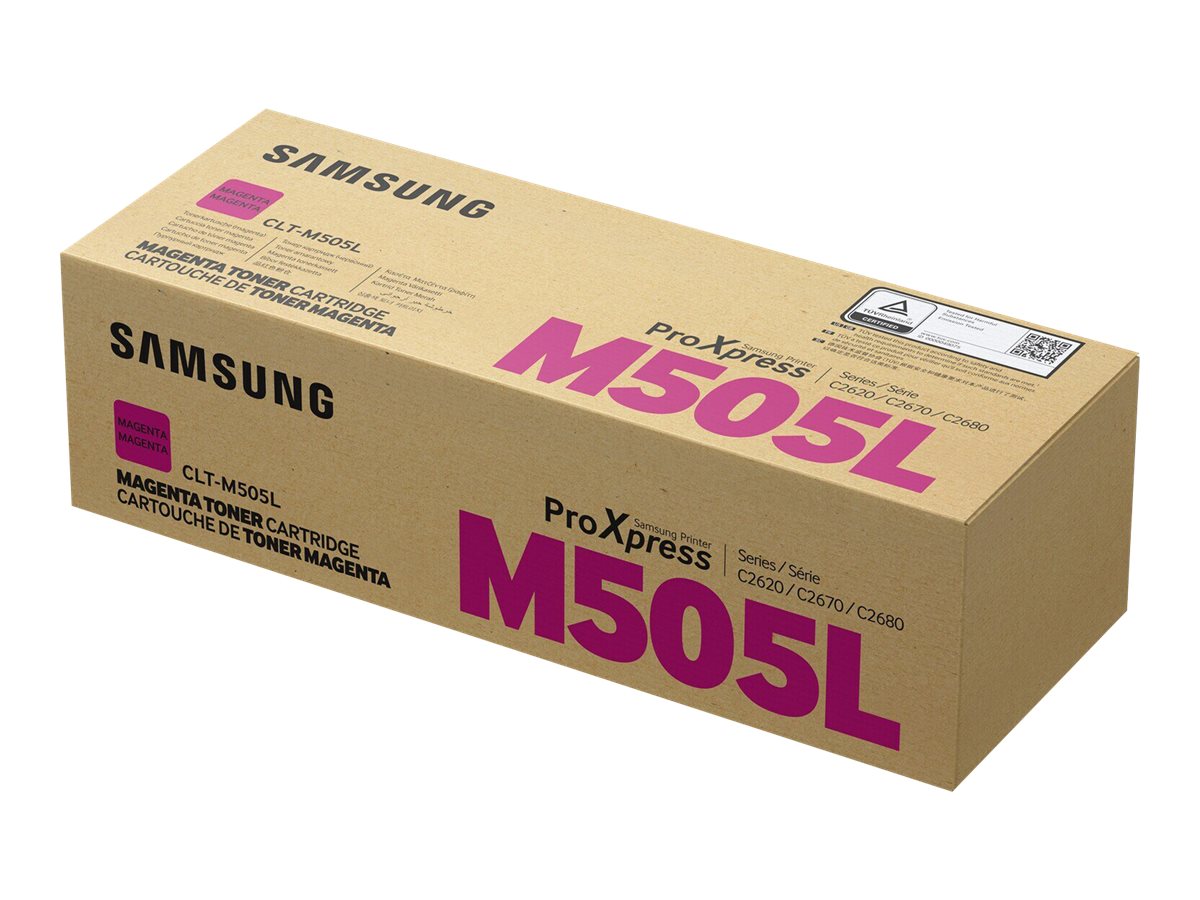 Cartucho de Toner HP CLT-M505L Magenta Alto Rendimento Original - Imagem 1
