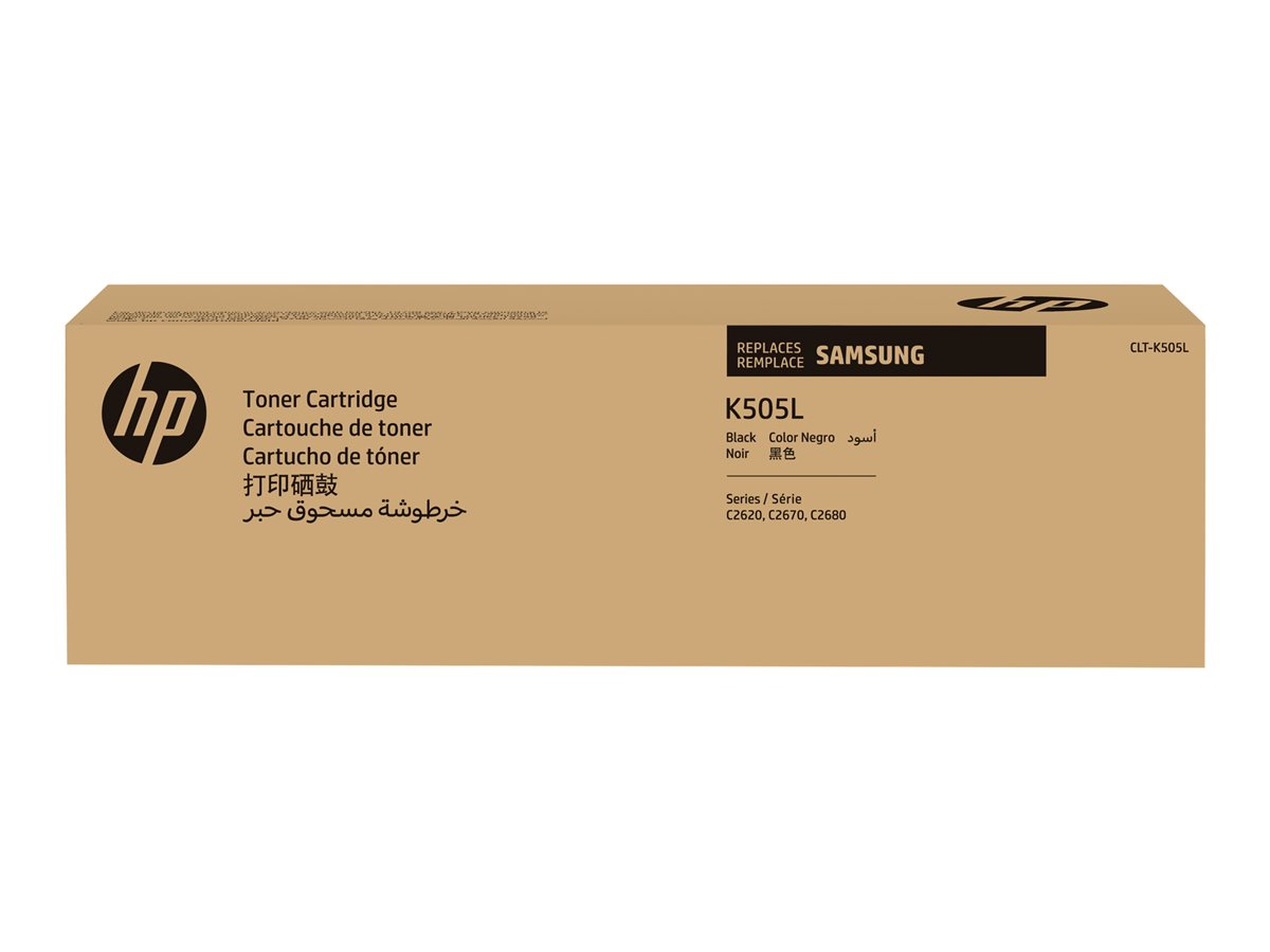 Toner HP CLT-K505L Preto Alto Rendimento Original - Imagem 1
