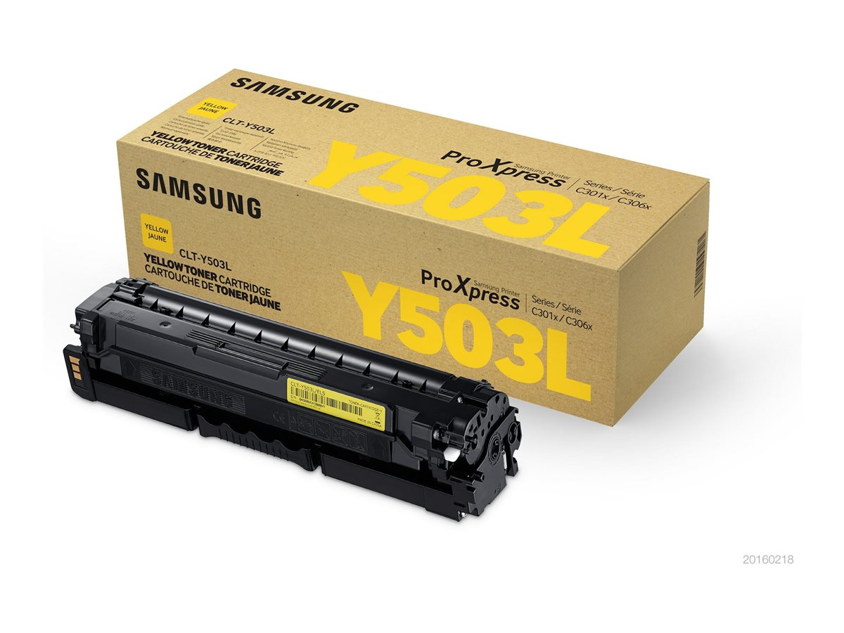 Cartucho Toner Samsung CLT Y503L Amarelo Alto Rendimento - Imagem 2