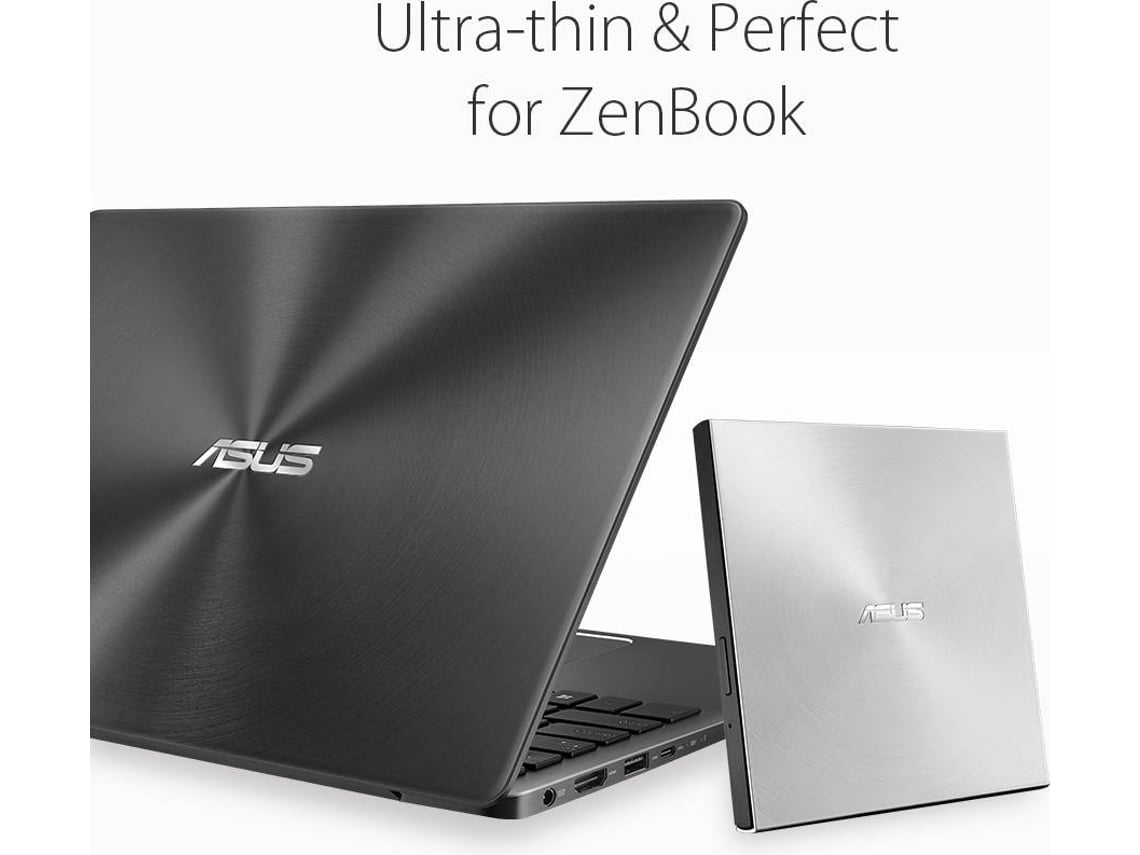 Gravador DVD Externo ASUS ZenDrive U9M Prata - Imagem 13