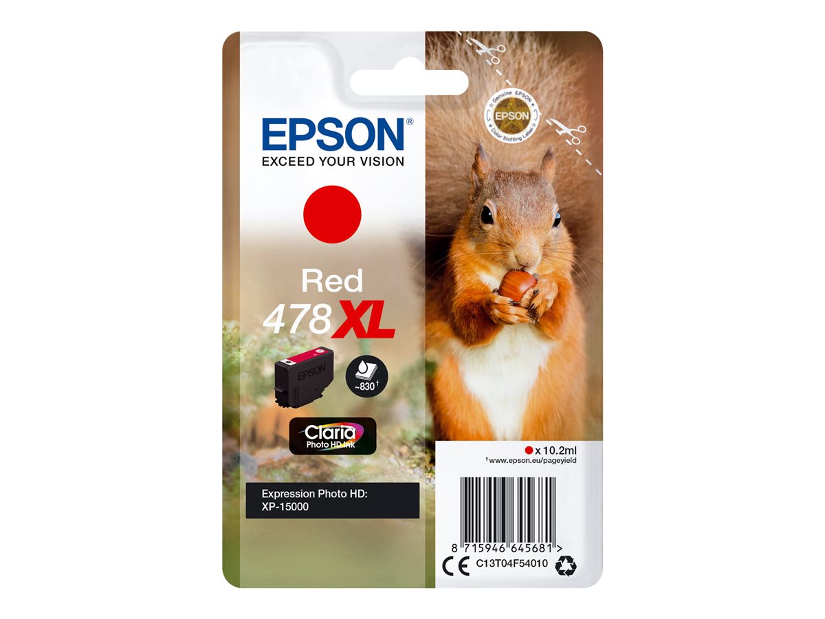 Tinteiro Epson 478XL Original Vermelho Alta Capacidade - Imagem 1