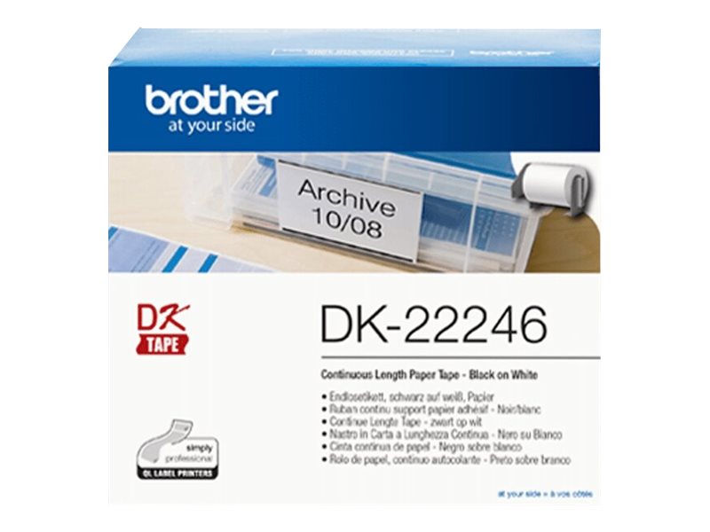 Etiquetas Contínuas Brother DK-22246 103 mm 30,48 m