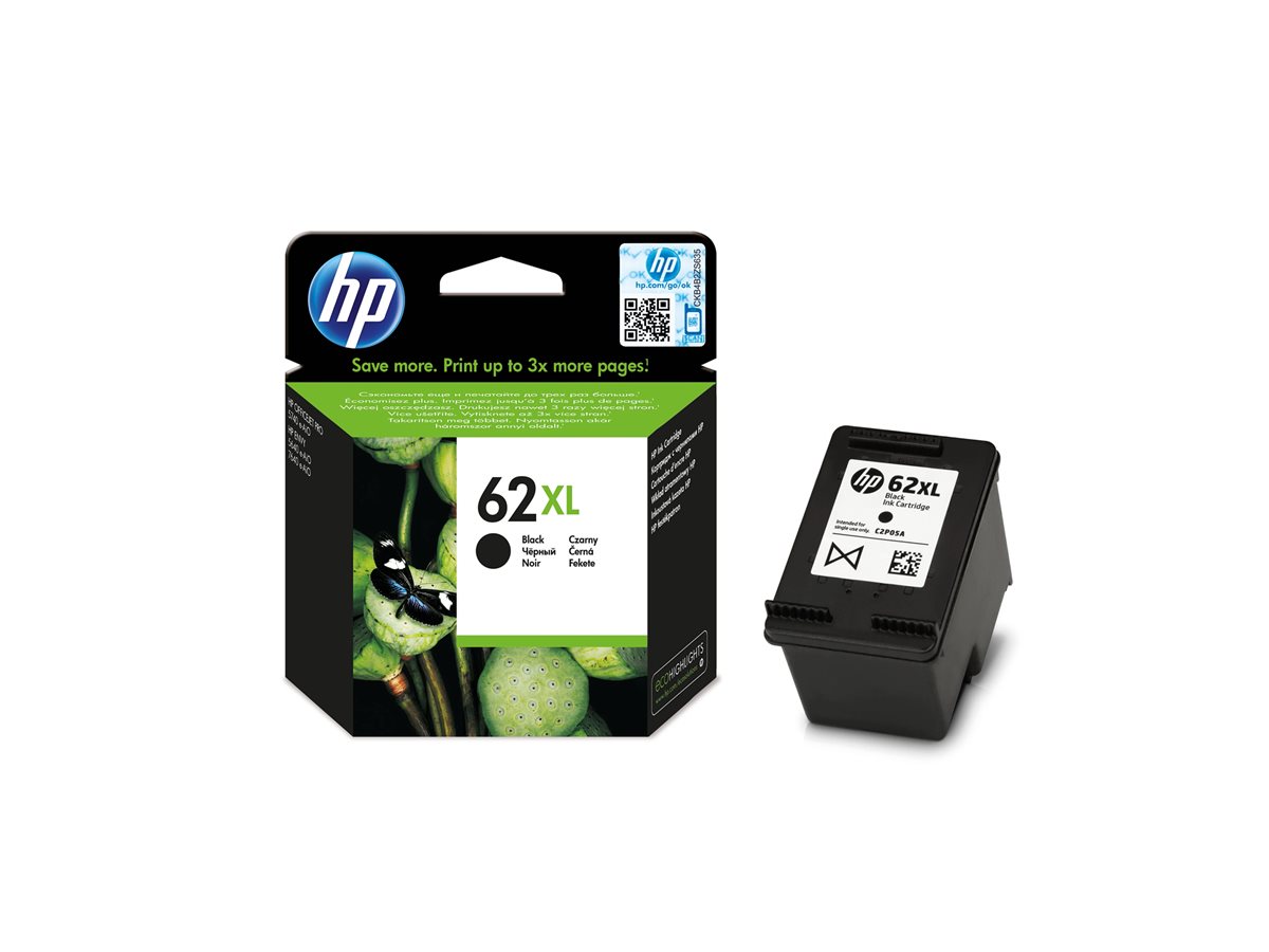 Tinteiro HP 62XL Alto Rendimento Preto - Imagem 2