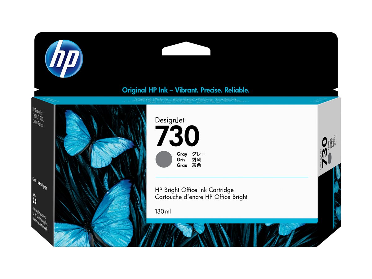 Tinteiro HP 730 DesignJet Cinza 130 ml Original