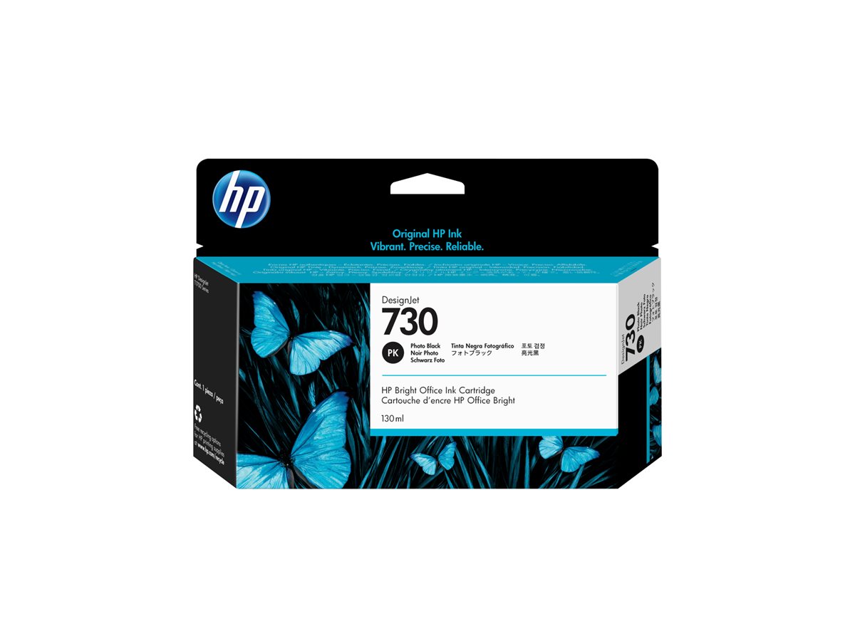 Tinteiro HP 730 Original 130 ml Preto Foto - Imagem 2