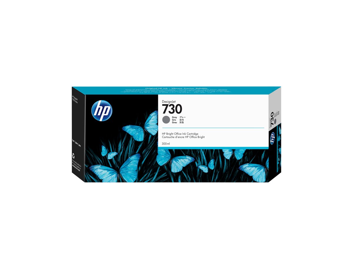 Tinteiro HP 730 Alta Capacidade 300ml Cinza Original - Imagem 3