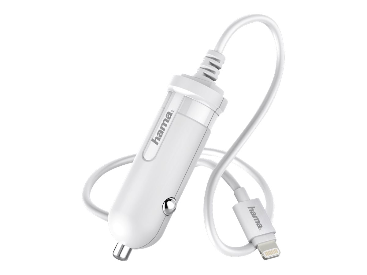 Carregador de Carro Hama Essential Line Ultra Fast Charge Lightning Branco - Imagem 2