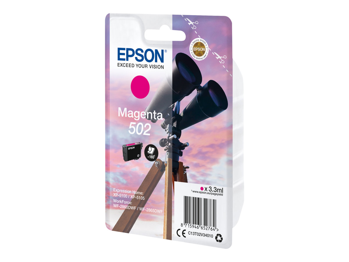 Tinteiro Epson 502 Magenta 3.3 ml Original - Imagem 2