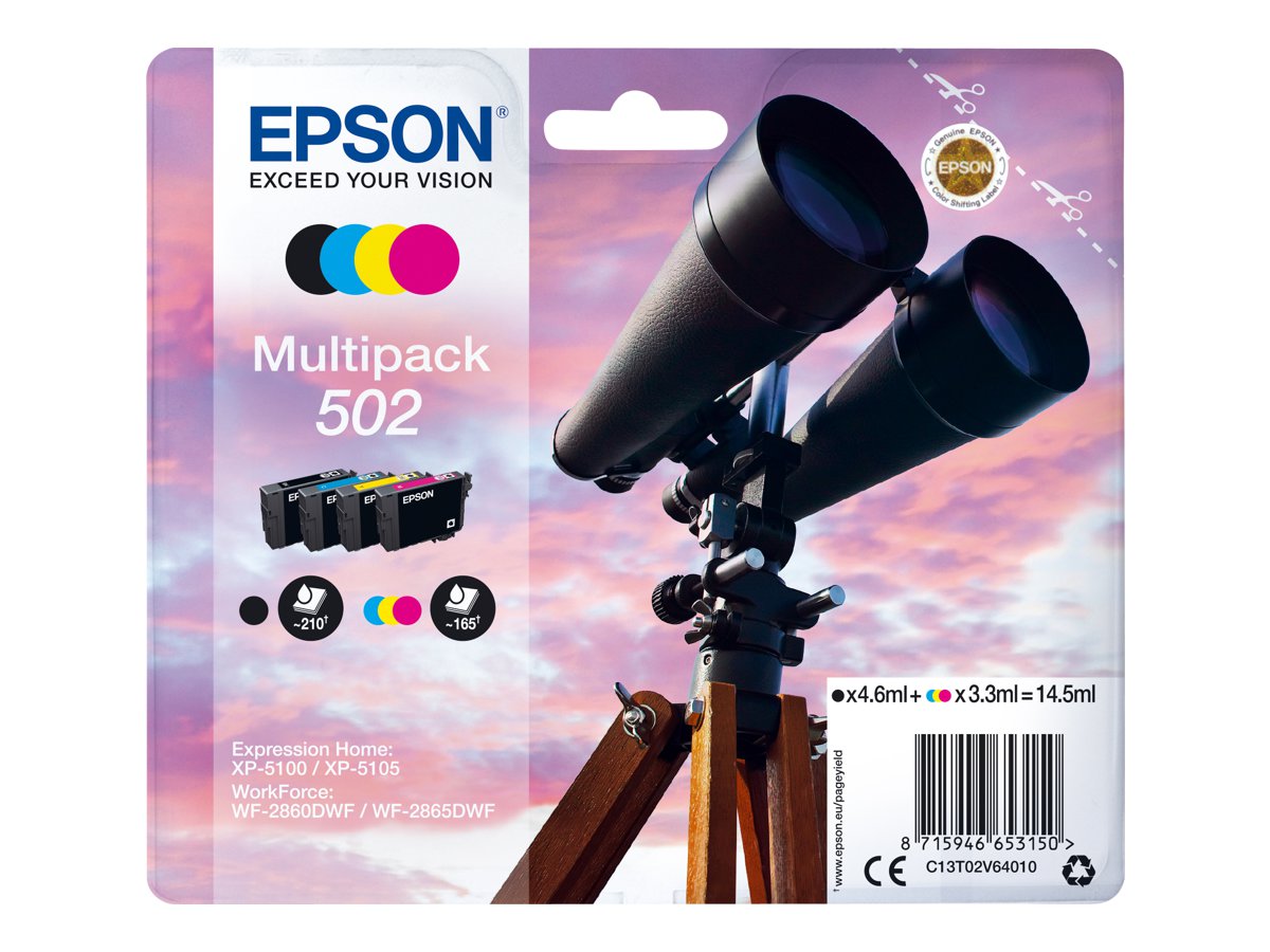 Multipack Tinteiros Epson 502 Original 4 Cores - Imagem 2