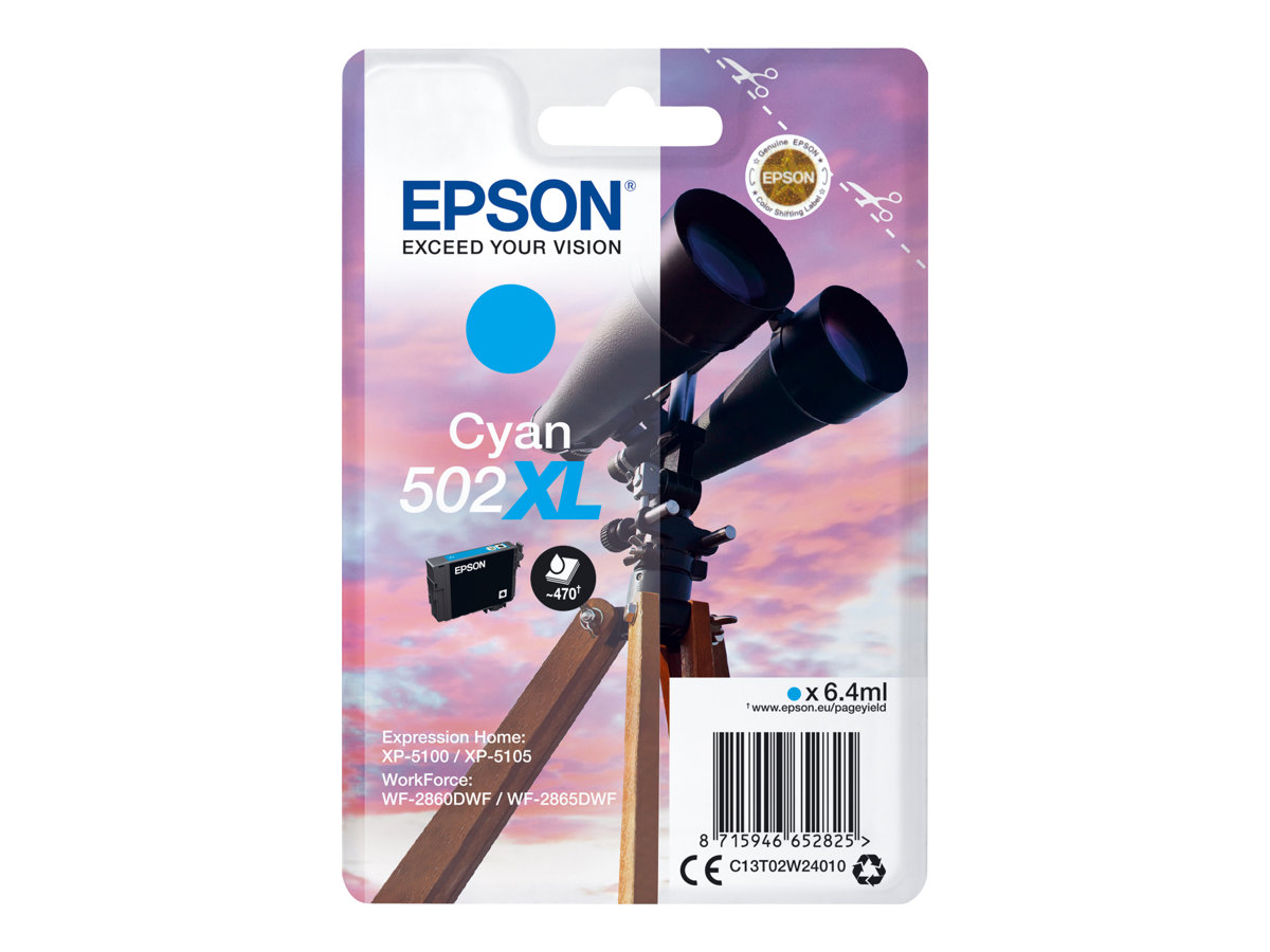 Tinteiro Epson 502XL Ciano XL - Imagem 1