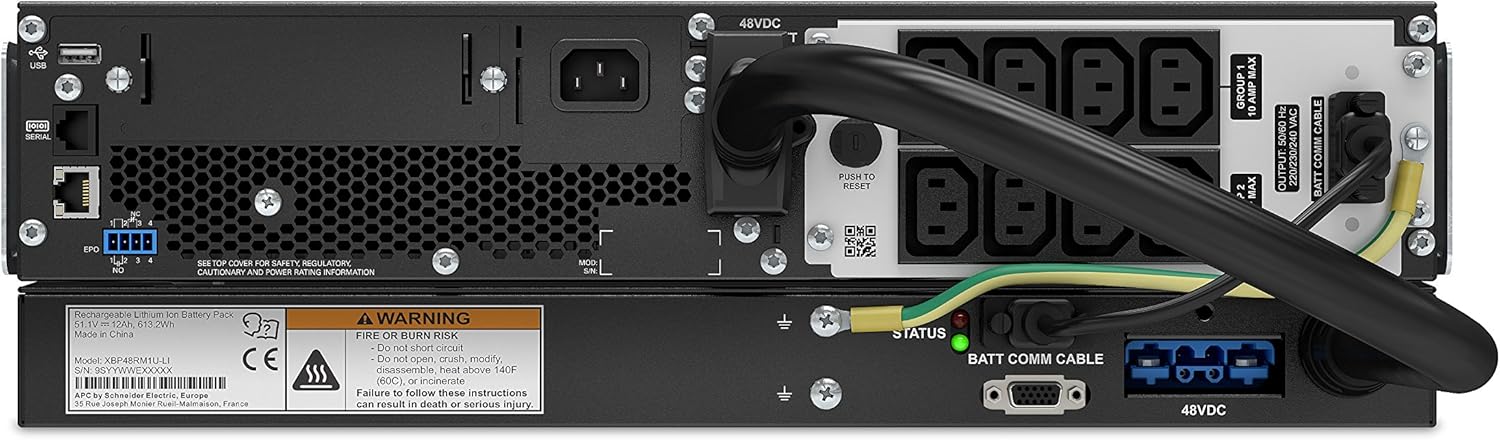 UPS APC Smart-UPS On-Line 1000VA Li-Ion Preto - Imagem 4