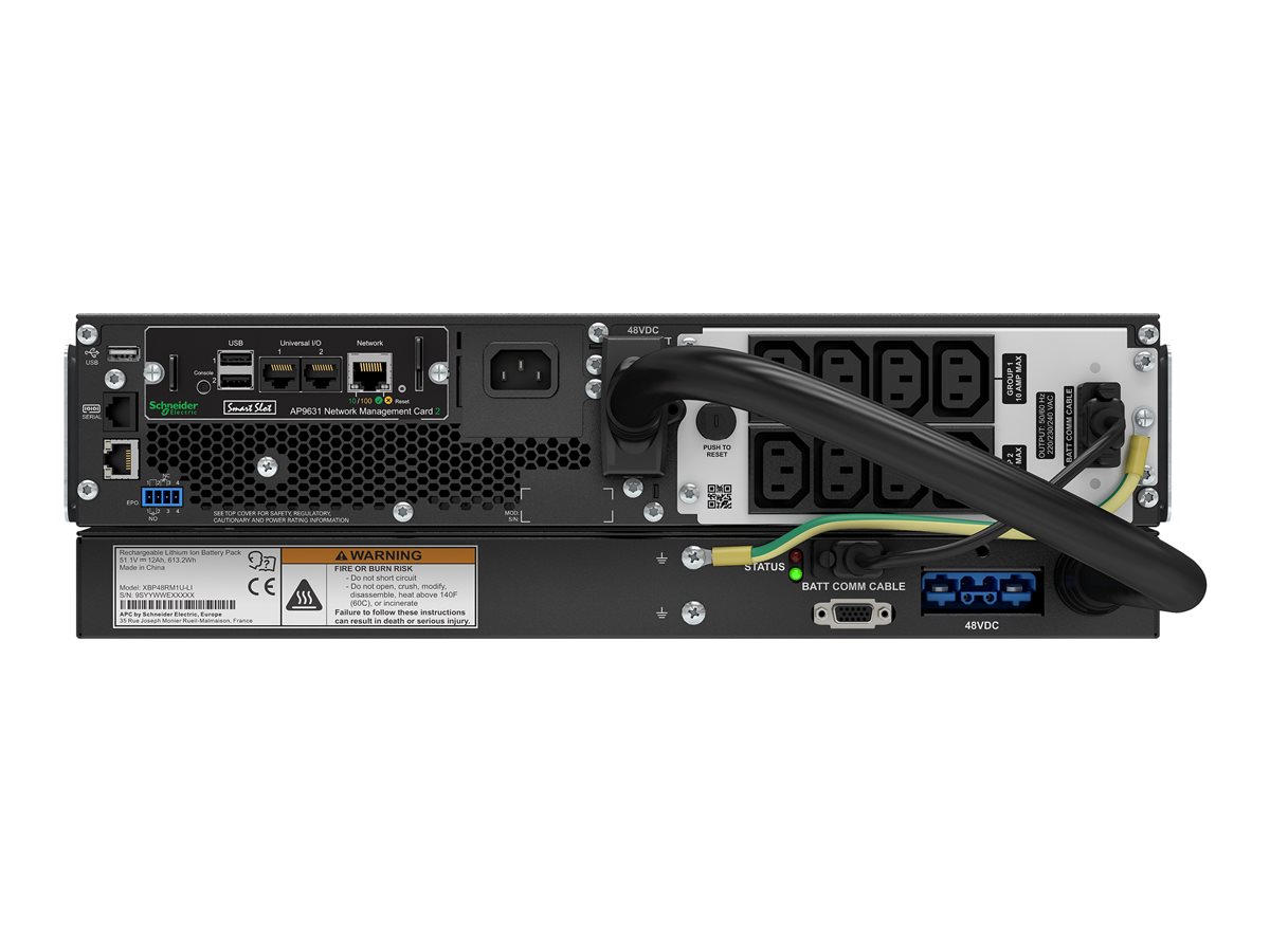 UPS APC SmartUPS OnLine LiIon 1500VA Para Rack Preto - Imagem 4