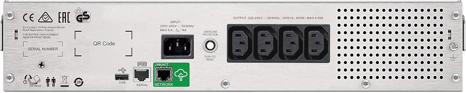 UPS APC Smart-UPS C 1500VA Rack 2U Preto - Imagem 2