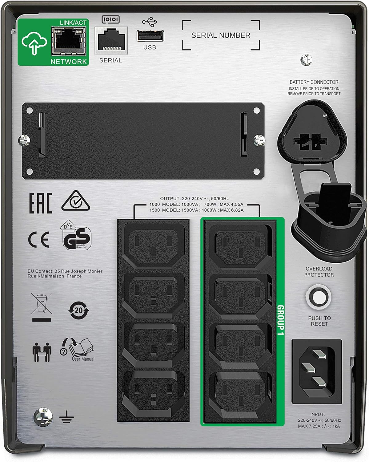 UPS APC Smart-UPS SMT1000IC 1000VA Preto SmartConnect - Imagem 3