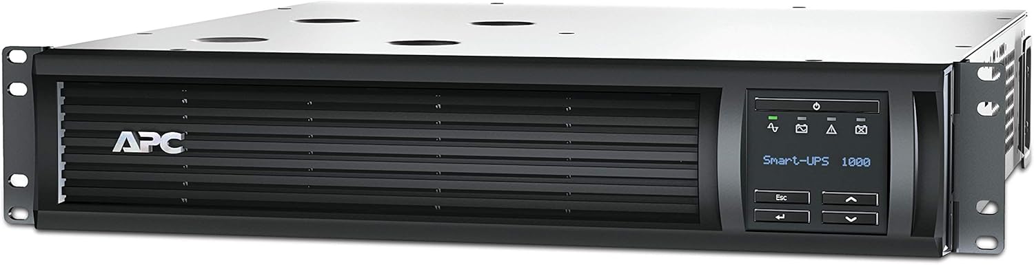 APC Smart-UPS 1000VA LCD RM - UPS (montável em bastidor) - AC 220/230/240 V - 700 Watt - 1000 VA - Ethernet 10/100, RS-232, USB - conectores de saída: 4 - 2U - preto - com APC SmartConnect - para P/N: AR4018SPX432, AR4024SP, AR4024SPX429, AR4024SPX431, AR4024SPX432, NBWL0356A - Imagem 2