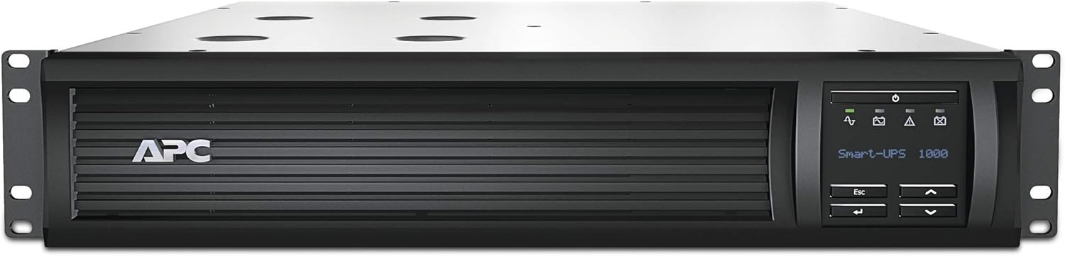 APC Smart-UPS 1000VA LCD RM - UPS (montável em bastidor) - AC 220/230/240 V - 700 Watt - 1000 VA - Ethernet 10/100, RS-232, USB - conectores de saída: 4 - 2U - preto - com APC SmartConnect - para P/N: AR4018SPX432, AR4024SP, AR4024SPX429, AR4024SPX431, AR4024SPX432, NBWL0356A