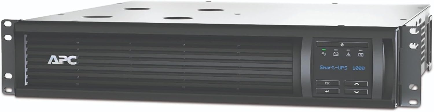 APC Smart-UPS 1000VA LCD RM - UPS (montável em bastidor) - AC 220/230/240 V - 700 Watt - 1000 VA - Ethernet 10/100, RS-232, USB - conectores de saída: 4 - 2U - preto - com APC SmartConnect - para P/N: AR4018SPX432, AR4024SP, AR4024SPX429, AR4024SPX431, AR4024SPX432, NBWL0356A - Imagem 4