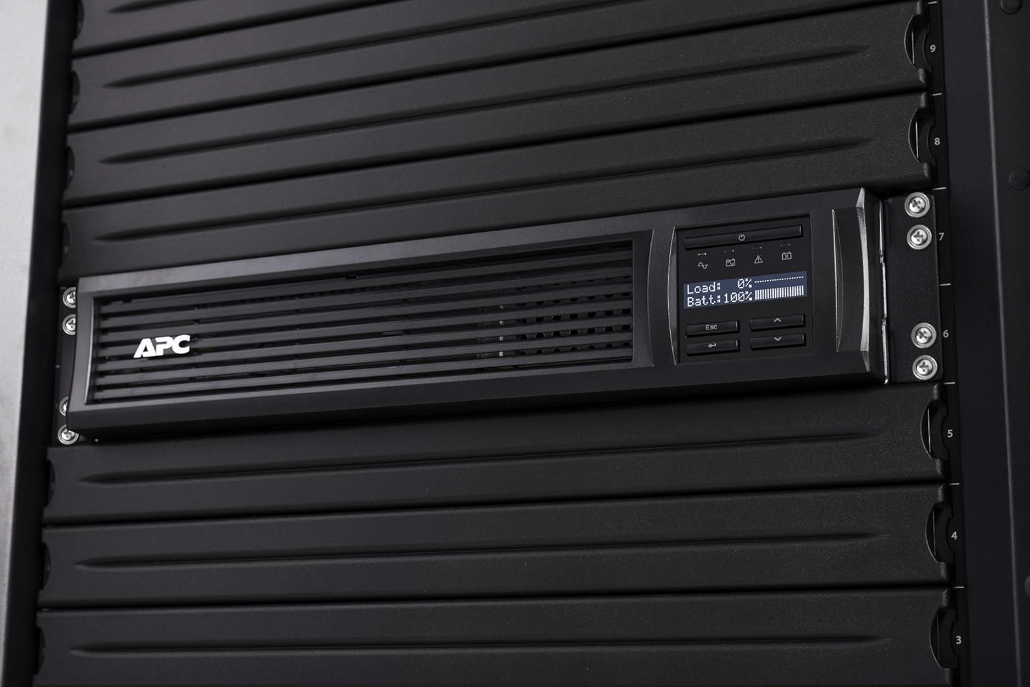 APC Smart-UPS 1000VA LCD RM - UPS (montável em bastidor) - AC 220/230/240 V - 700 Watt - 1000 VA - Ethernet 10/100, RS-232, USB - conectores de saída: 4 - 2U - preto - com APC SmartConnect - para P/N: AR4018SPX432, AR4024SP, AR4024SPX429, AR4024SPX431, AR4024SPX432, NBWL0356A - Imagem 10