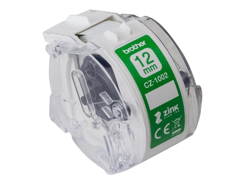 Rolo Etiquetas Contínuas Brother CZ-1002 1,2 cm x 5 m - Imagem 2