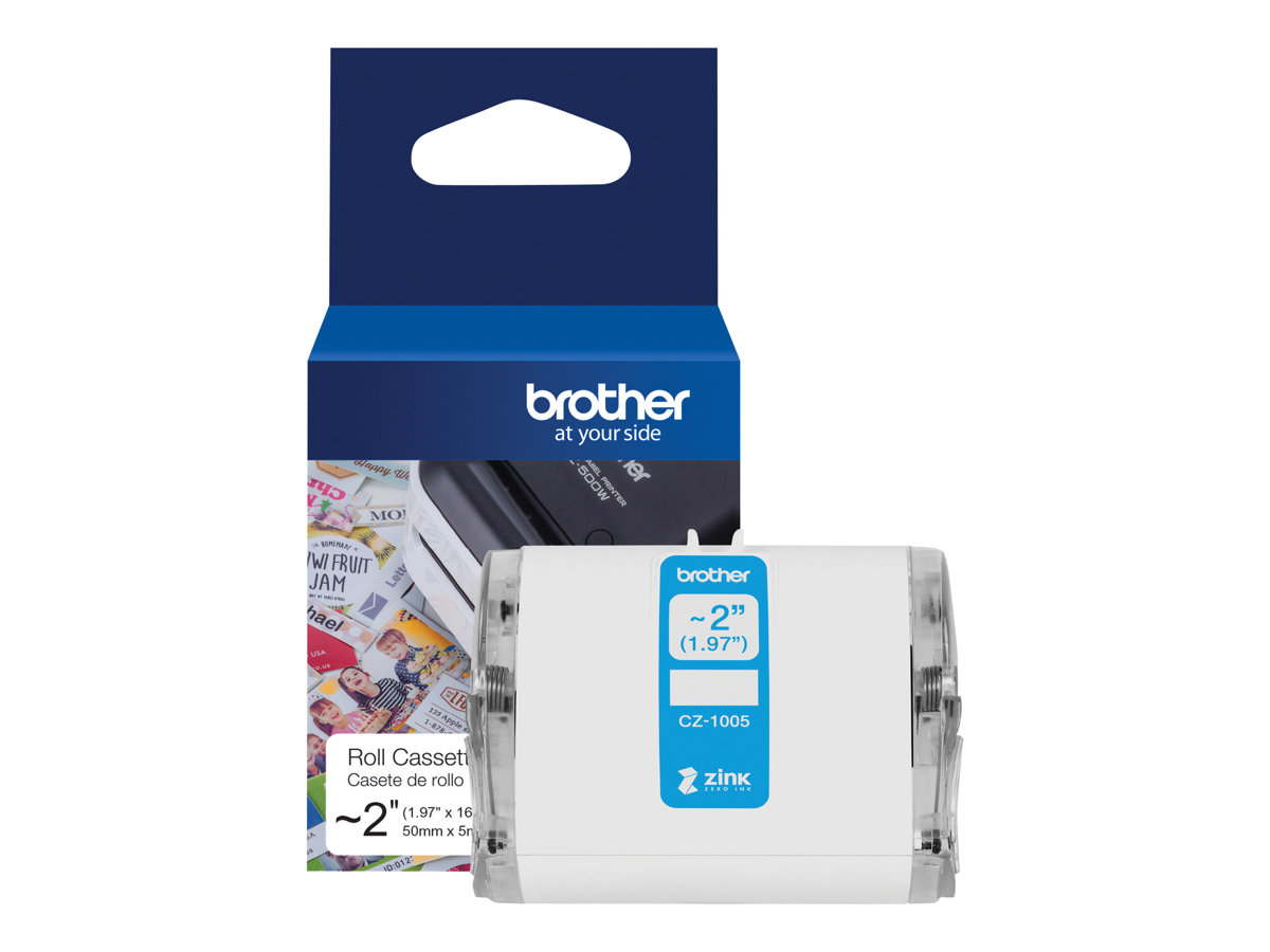 Rolo Etiquetas Contínuas Brother CZ-1005 5 cm - Imagem 3