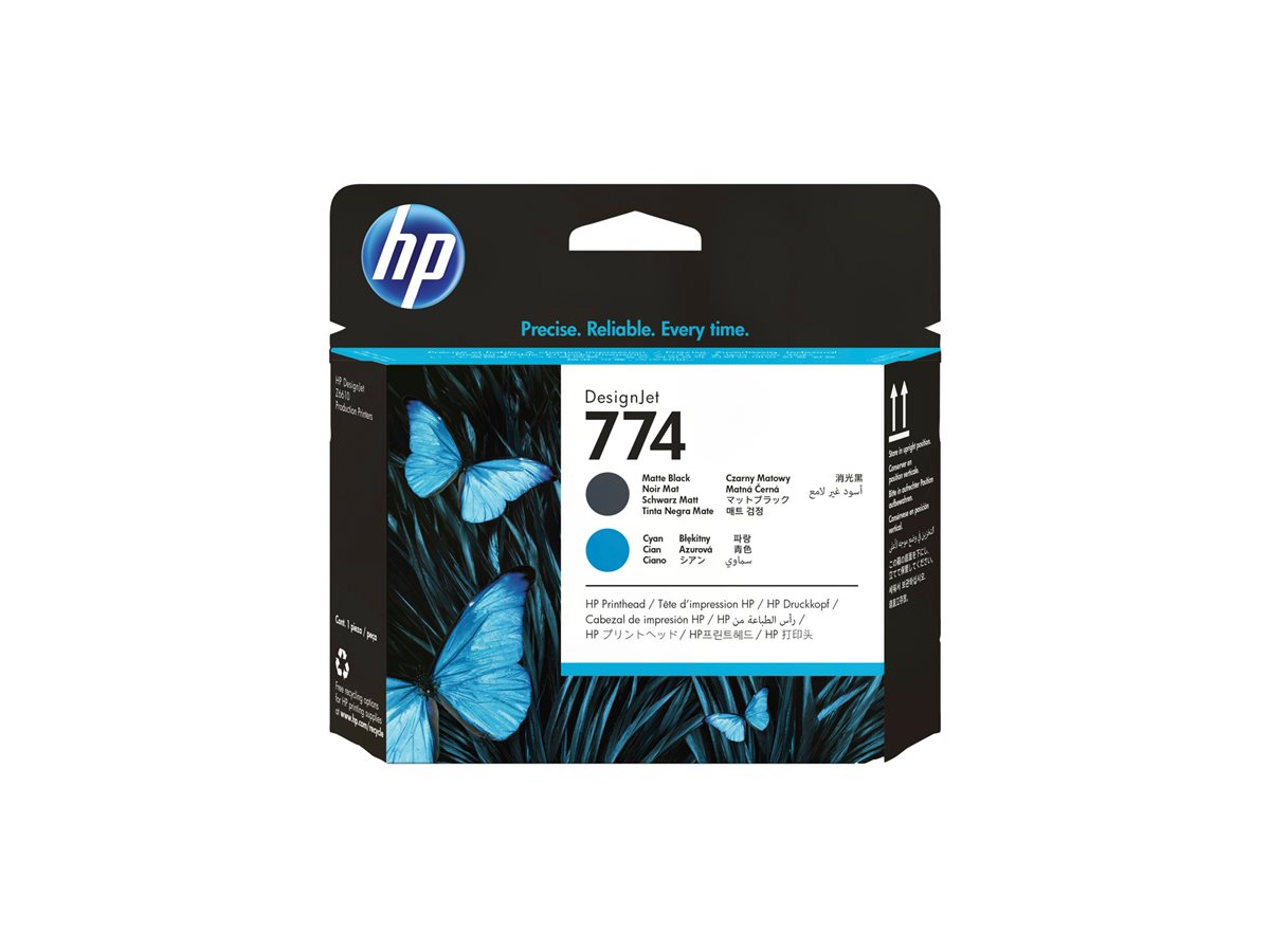 Cabeça de Impressão HP 774 Cyan Preto Opaco - Imagem 2