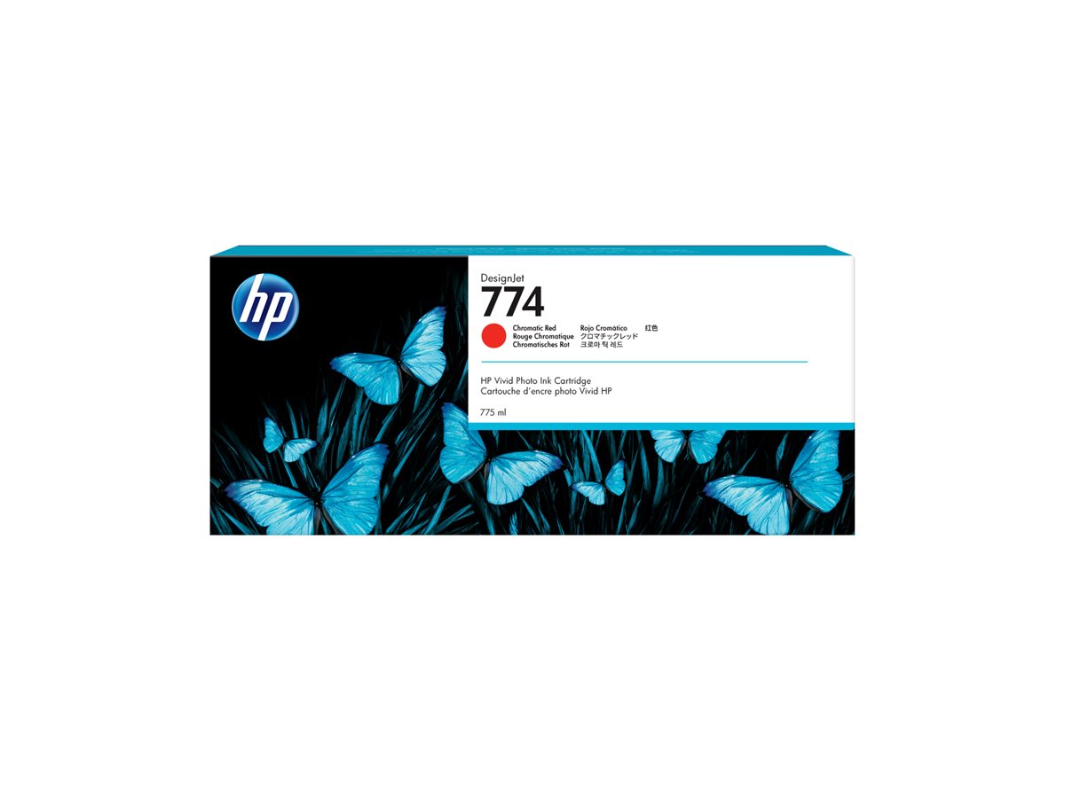 Tinteiro HP 774 Original 775 ml Vermelho Cromático - Imagem 2