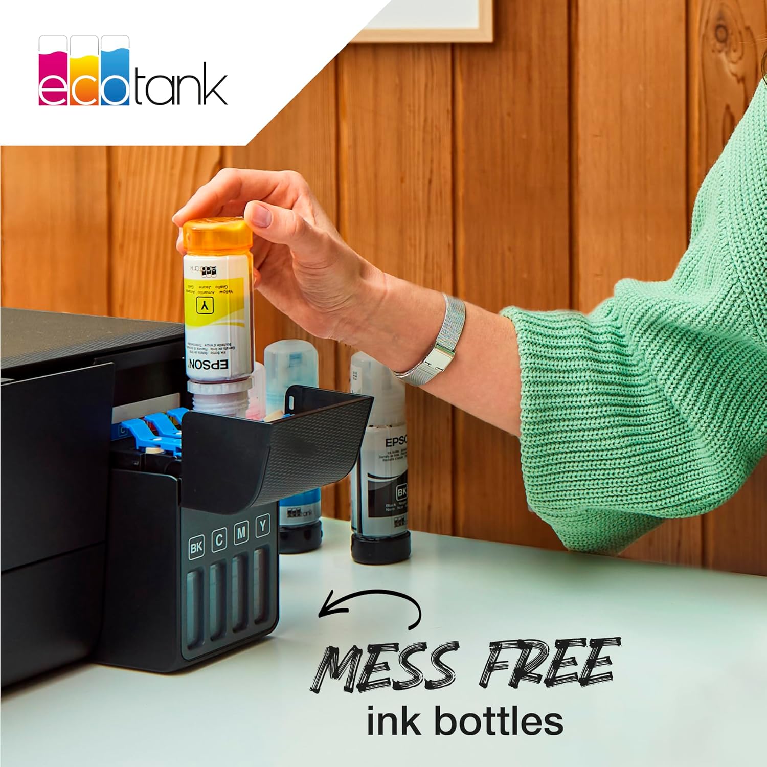 Frasco de Tinta Epson EcoTank 104 Preto 65 ml - Imagem 6
