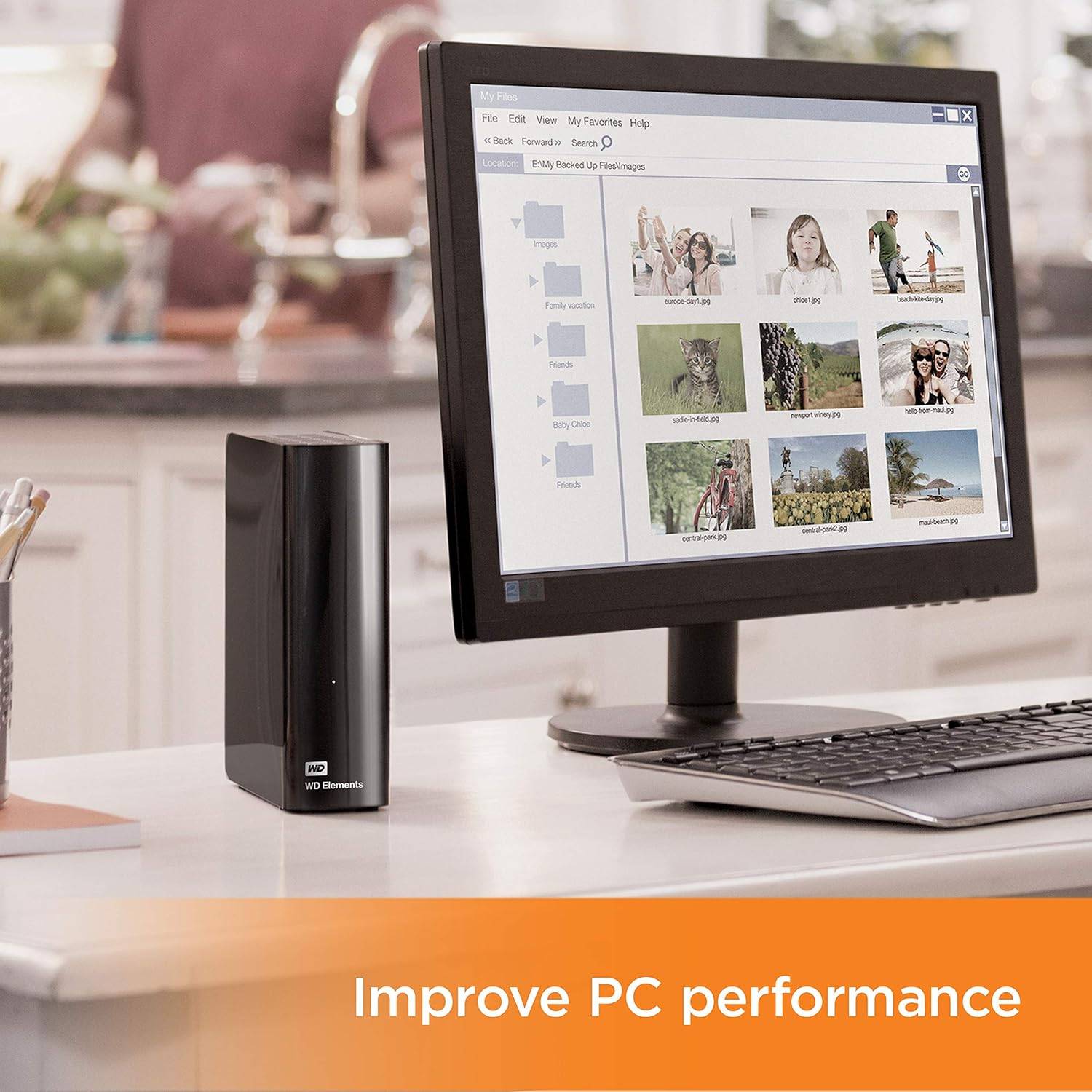 Disco Rígido Externo WD Elements Desktop 8 TB - Imagem 2