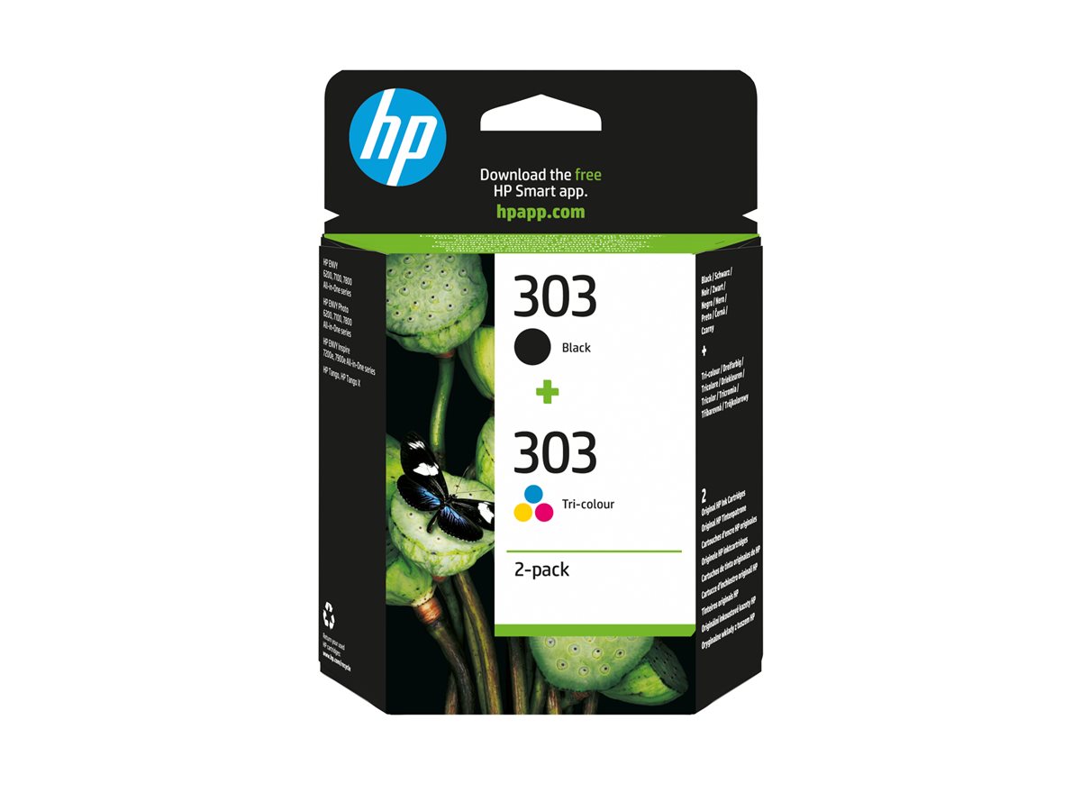 Tinteiro HP 303 DuoPack Preto e Cor - Imagem 2